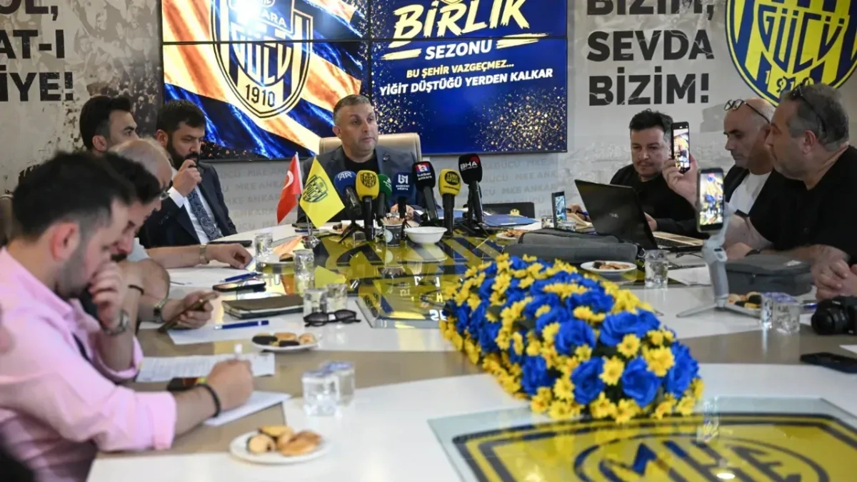 MKE Ankaragücü Başkanı Gazi Ercüment Tekin'den Kritik Destek Ziyareti