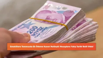 Emeklilere Temmuz Ek Ödeme Ve Maaş Artışı Kararları Mecliste Netleşiyor