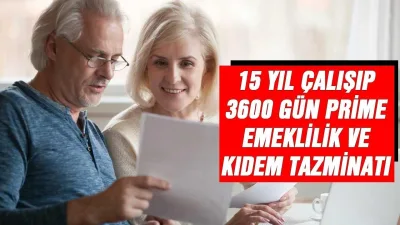 Kıdem tazminatı: 3600 gün primle istifa edenler nasıl faydalanır?