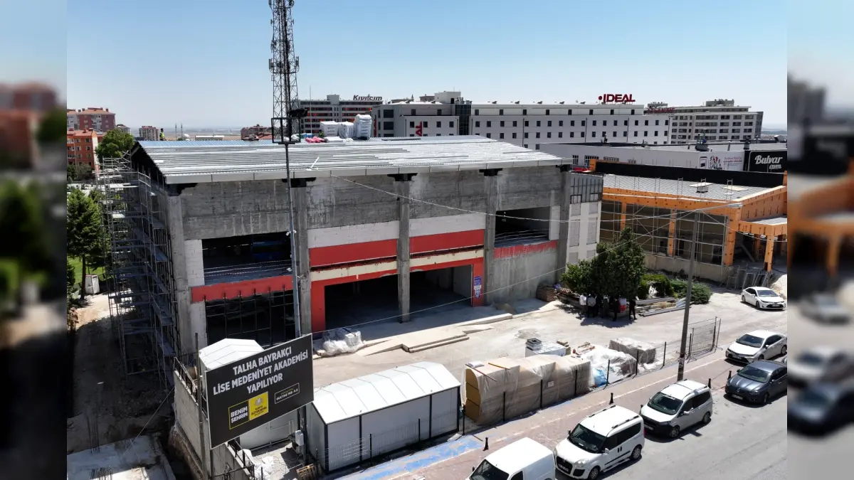 Konya'da Gençlere Yönelik Talha Bayrakçı Lise Medeniyet Akademisi Yıl Sonunda Hizmete Giriyor