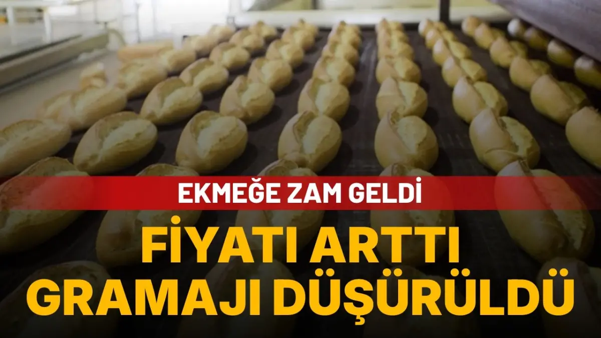 Elazığ'da Ekmek Fiyatları ve Gramajında Yapılan Değişiklikler Yürürlükte