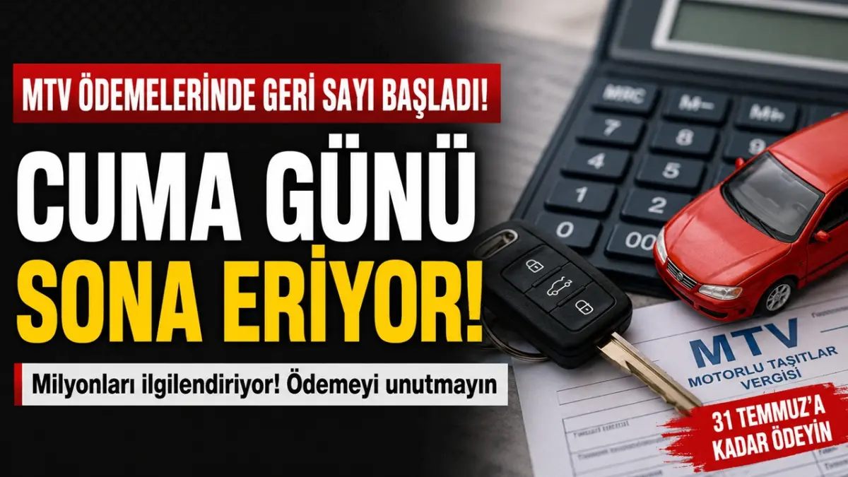 Motorlu Taşıtlar Vergisi İkinci Taksit İçin Son Hafta: Gecikme Faizi Uyarısı