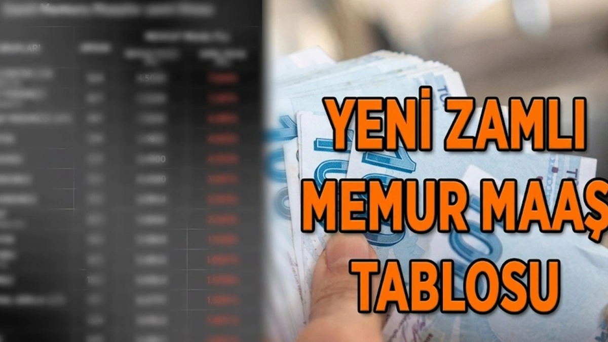 Memur Maaşlarında Yüzde 10 Zam Kesinleşti! Mesleklere Göre Yeni Memur Maaş Tablosu
