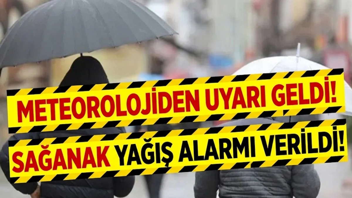 Meteoroloji 6 Şehir İçin Acil Alarm Verdi! İstanbul'da Yağışlar Ne Zaman Bitiyor?